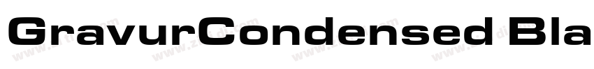 GravurCondensed Blac字体转换